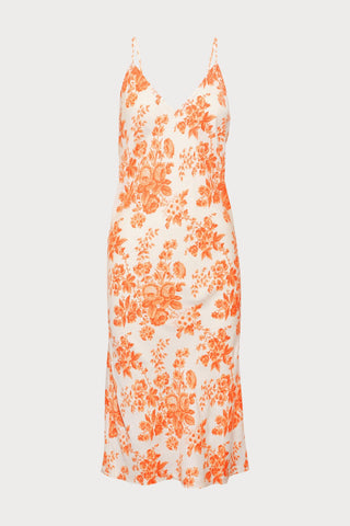 Wilda Slip Dress Orange