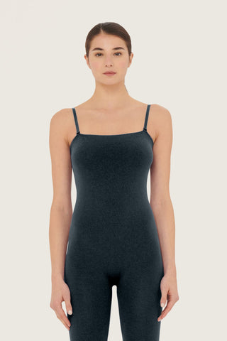 Wolford The W Shiny Jumpsuit Black/Pewter
