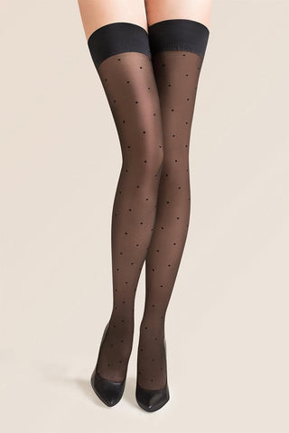 Puntina Polka Dot Hold Ups - Naughty Knickers