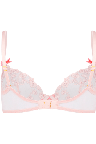 Agent Provocateur Adelie Plunge Underwired Bra Pink