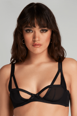 Agent Provocateur Joan Black Balconette Bra