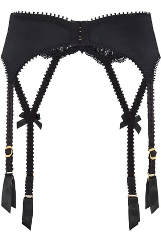 Agent Provocateur Lacy Suspender Black