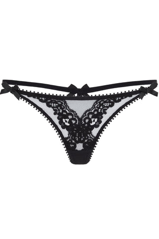 Agent Provocateur Lacy Thong Black