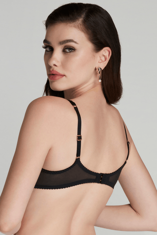 Agent Provocateur Lorna Plunge Underwired Bra Black