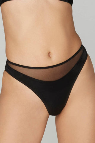 Agent Provocateur Lucky High Leg Brief Black