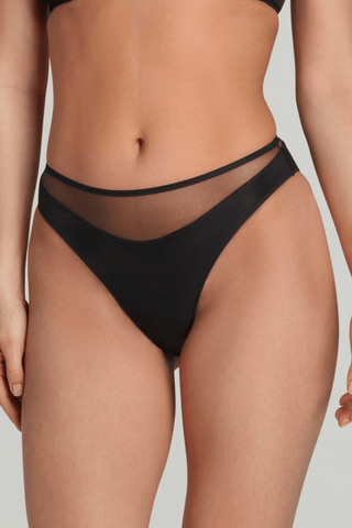 Agent Provocateur Lucky High Leg Brief Black