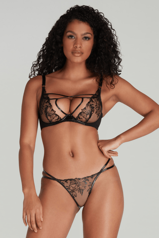 Agent Provocateur Ozella Ouvert Brief Black