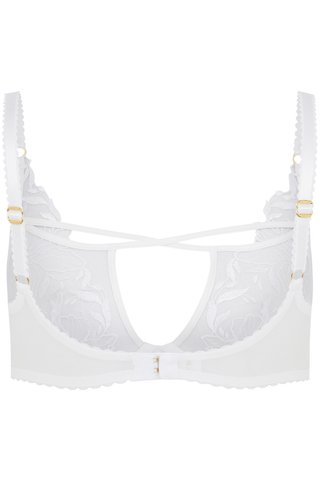 Agent Provocateur Ozella Plunge Underwired Bra White