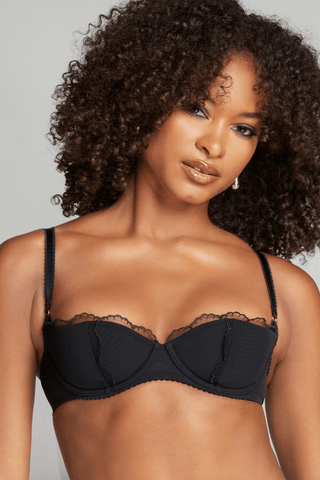 Agent Provocateur Sara Balconette Bra Black