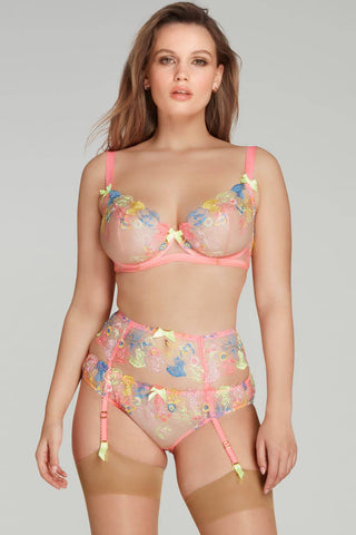 Agent Provocateur Zuri Suspender Multi/Sand