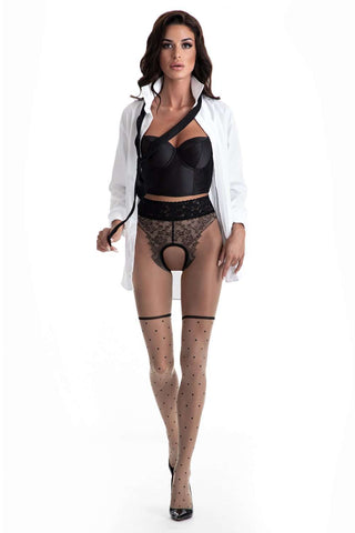 Amour Lolita Crotchless Tights 30 Denier