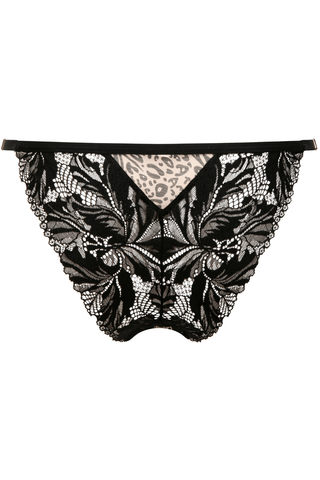 Atelier Amour Caresse Féline Brief Black