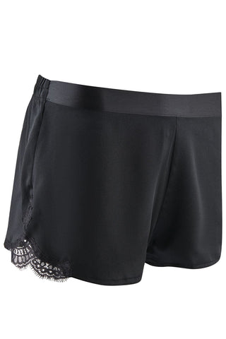 Aubade Toi Mon Amour Silk Short Black