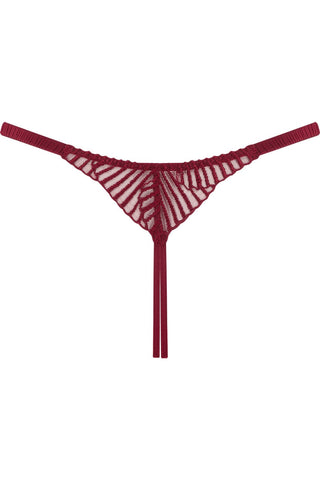 Coco de Mer Athena Open Thong Red