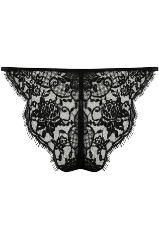 Coco de Mer Hera Brazilian Knicker Black