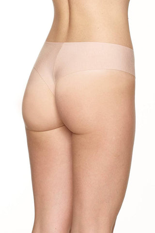 Commando Butter Mid-Rise Thong Beige