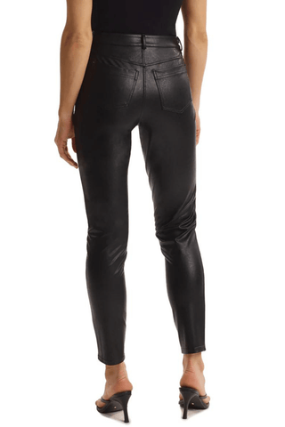 Commando Faux Leather Five Pocket Pant Black