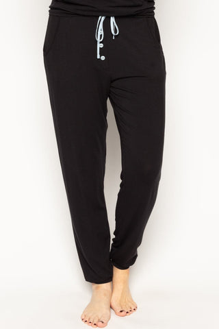 Cyberjammies Beth Jersey Pants Black