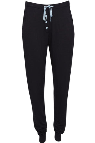 Cyberjammies Beth Jersey Pants Black