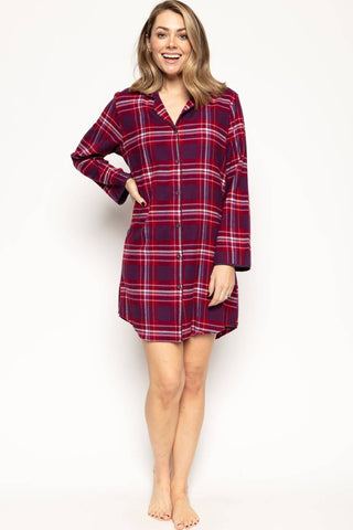 Cyberjammies Clarissa Check Nightshirt