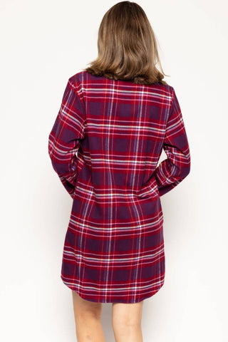 Cyberjammies Clarissa Check Nightshirt