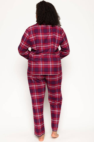 Cyberjammies Clarissa Check Pyjama Top