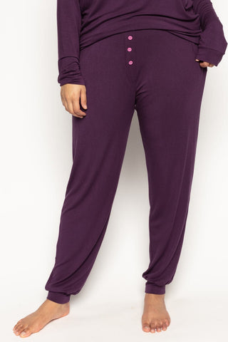 Cyberjammies Clarissa Jersey Pants Purple