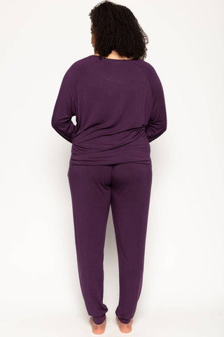 Cyberjammies Clarissa Slouch Jersey Top Purple