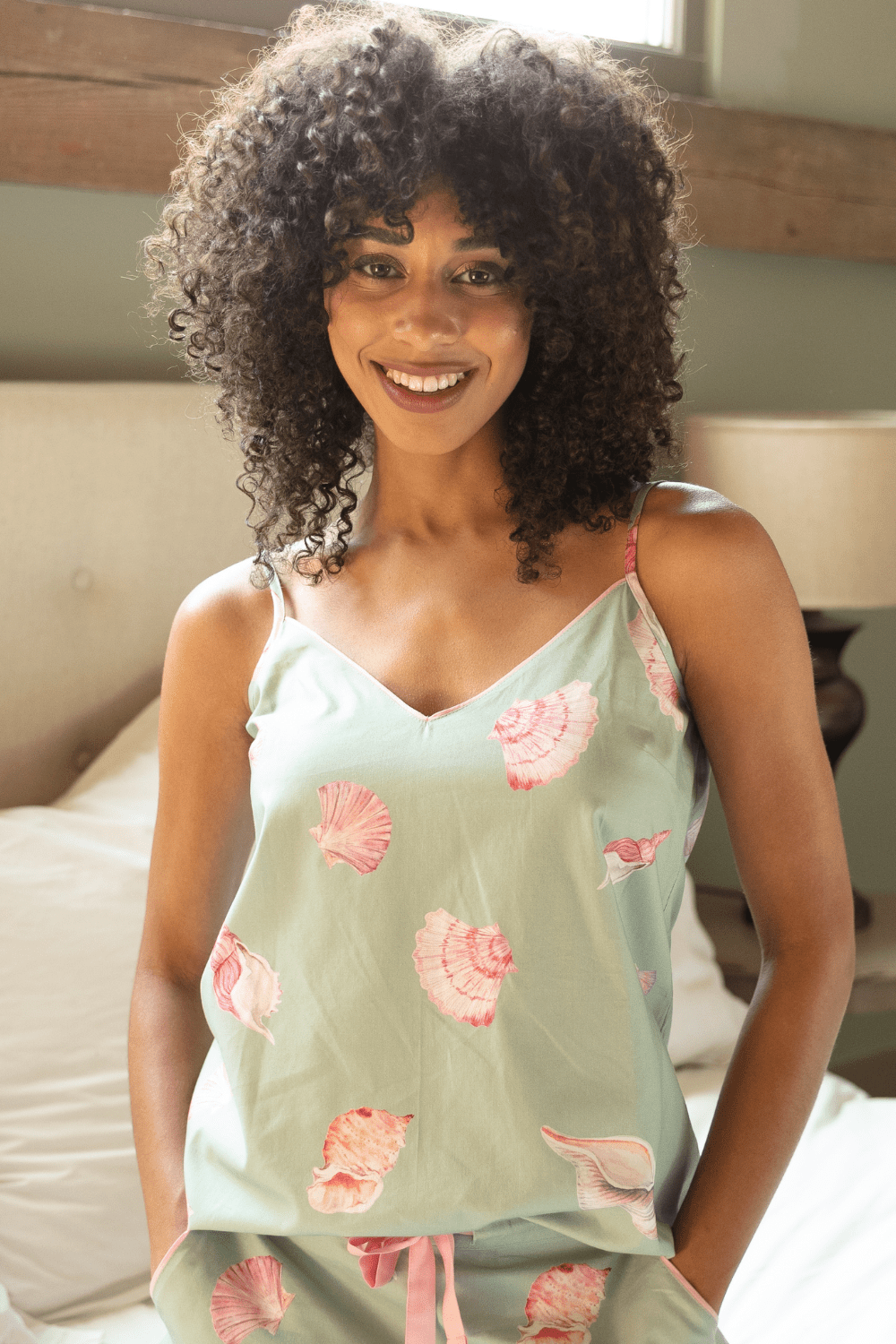 Cyberjammies Coral Shell Print Cami – Naughty Knickers