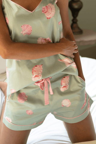 Cyberjammies Coral Shell Print Shorts