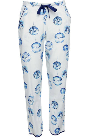 Cyberjammies Riley Bauble Print Pyjama Pants