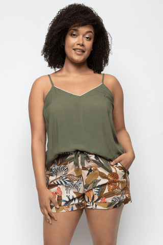 Cyberjammies Savannah Modal Cami Olive