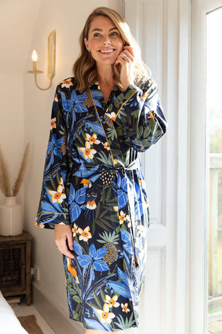 Cyberjammies Sierra Toucan Print Short Dressing Gown