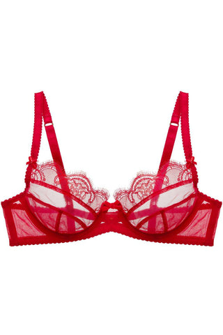 Dita Von Teese Muse Underwired Bra Vermilion Red