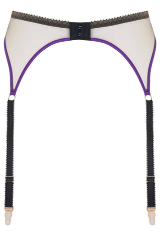 Edge o' Beyond Barbie Purple Suspender Belt