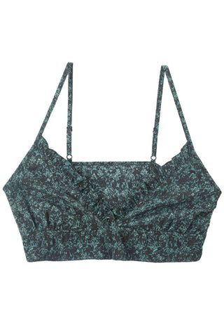 Else Botanist Silk Cropped Ruffled Bralette