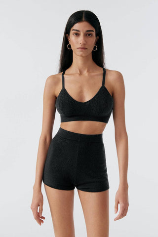 Else Cashmere Bralette Black