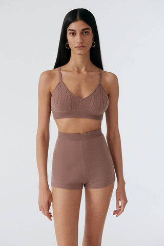 Else Cashmere Shorts Mauve