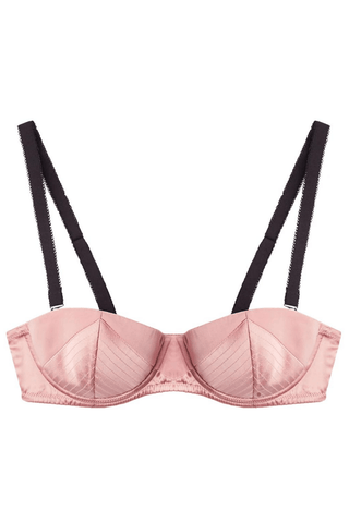 Fleur Du Mal Top Stitch Convertible Bra in Rose Pink