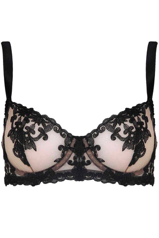 Fleur of England Onyx Balcony Bra