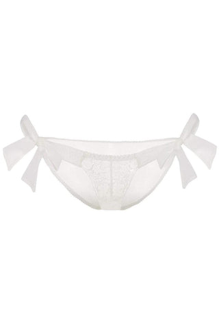 Glida & Pearl Ava Tie Side Knicker Ivory