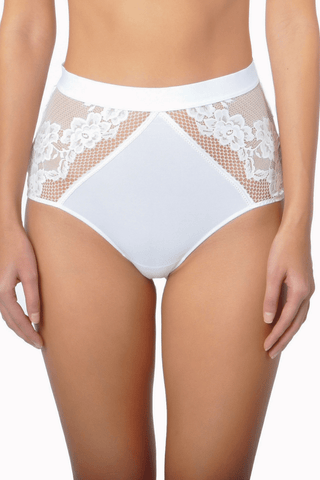 Huit Adele High Waist Brief White