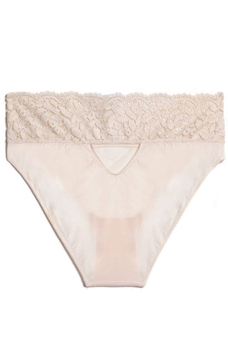 Icone Dulce High Waisted Brief in Beige
