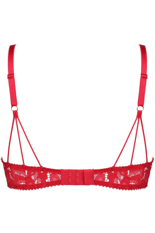 Jolidon Rock DJ Underwire Bra Red