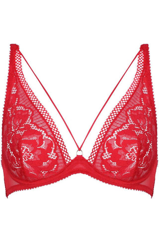 Jolidon Rock DJ Underwire Bra Red