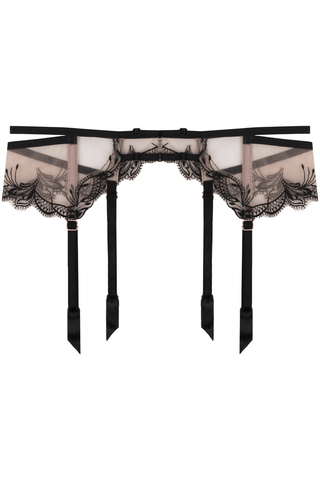 Lise Charmel Follement Sexy Suspender Belt Nude/Black