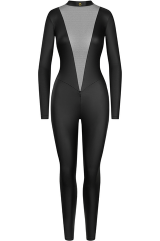 Maison Close Chambre Noire Long Sleeve Catsuit Black