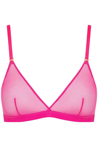 Maison Close Corps à Corps Neon Triangle Bra Pink