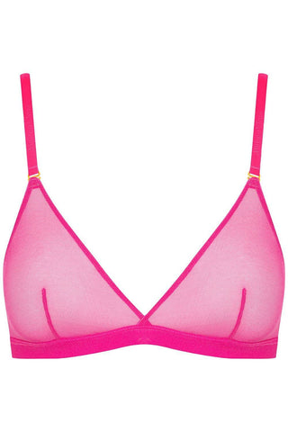 Maison Close Corps à Corps Neon Triangle Bra Pink