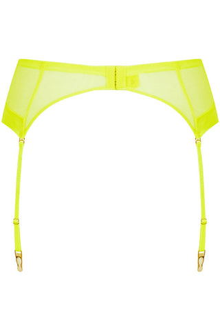 Maison Close Corps à Corps Neon Suspender Belt Yellow